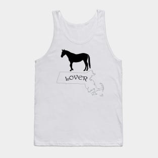 Massachusetts Horse Lover Gift Tank Top
